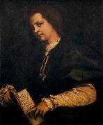 Andrea del Sarto Portrait of a Lady with a Book oil painting artist